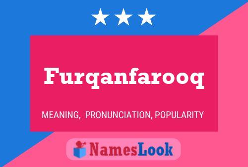 Furqanfarooq Name Poster