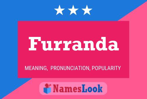 Furranda Name Poster