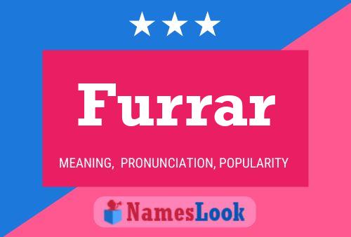 Furrar Name Poster