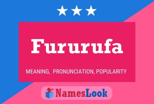 Fururufa Name Poster