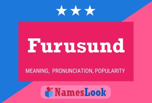 Furusund Name Poster