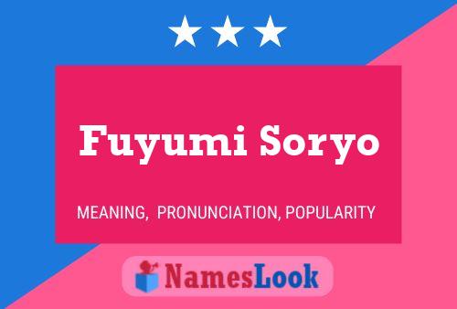 Fuyumi Soryo Name Poster