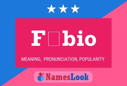 Fábio Name Poster