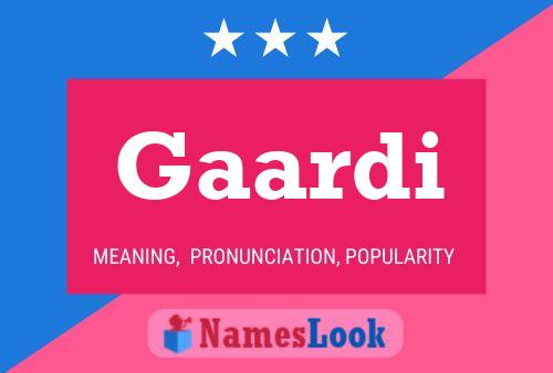 Gaardi Name Poster