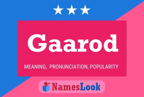 Gaarod Name Poster