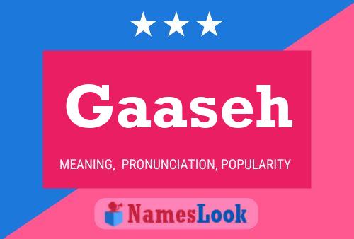 Gaaseh Name Poster