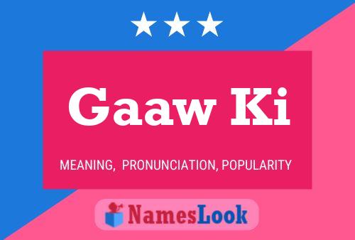 Gaaw Ki Name Poster