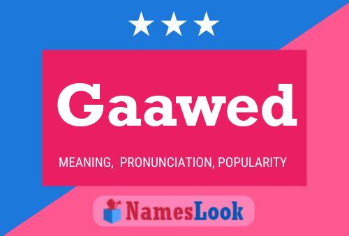 Gaawed Name Poster