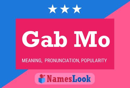 Gab Mo Name Poster