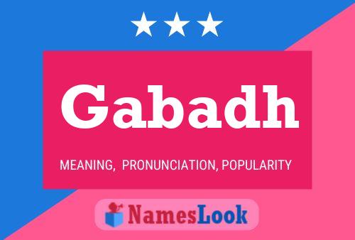 Gabadh Name Poster