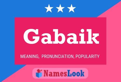 Gabaik Name Poster