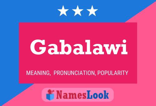 Gabalawi Name Poster