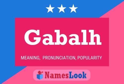 Gabalh Name Poster