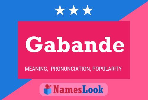 Gabande Name Poster