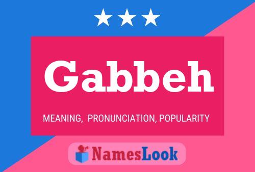 Gabbeh Name Poster