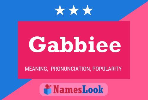 Gabbiee Name Poster