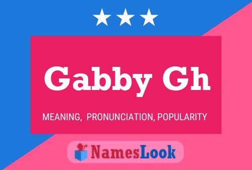 Gabby Gh Name Poster