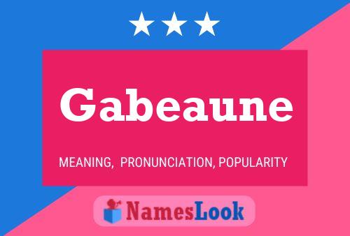 Gabeaune Name Poster