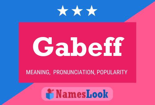 Gabeff Name Poster