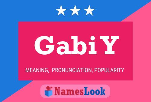 Gabi Y Name Poster