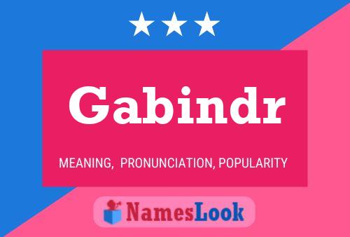 Gabindr Name Poster