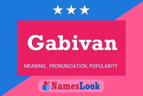 Gabivan Name Poster