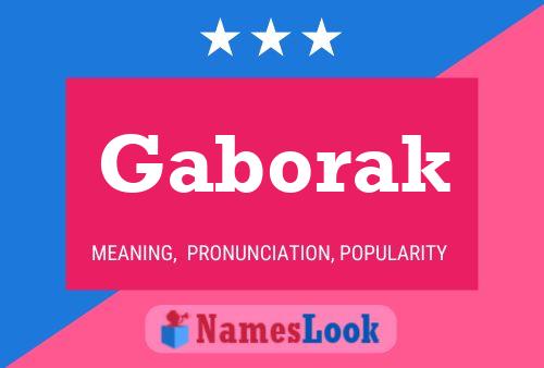 Gaborak Name Poster