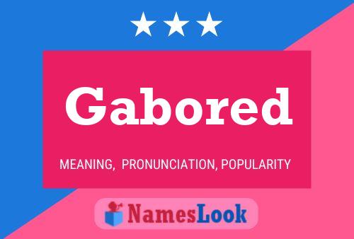 Gabored Name Poster