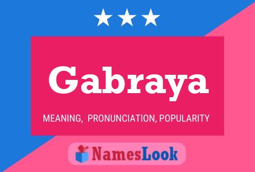 Gabraya Name Poster