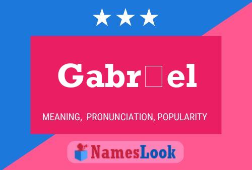 Gabríel Name Poster