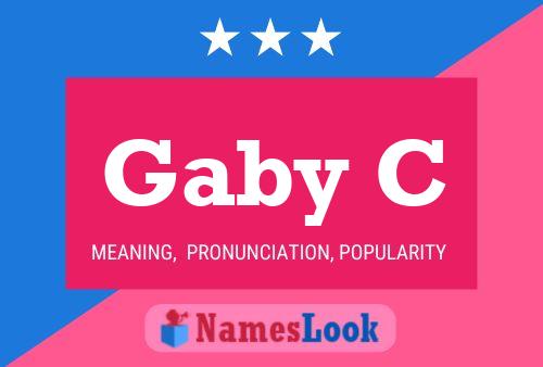 Gaby C Name Poster