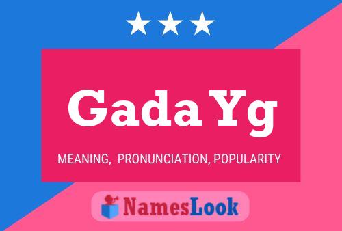 Gada Yg Name Poster