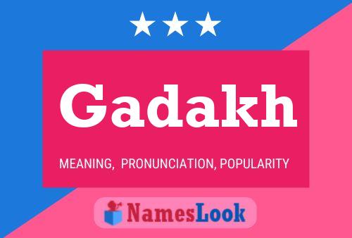 Gadakh Name Poster