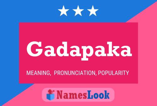 Gadapaka Name Poster