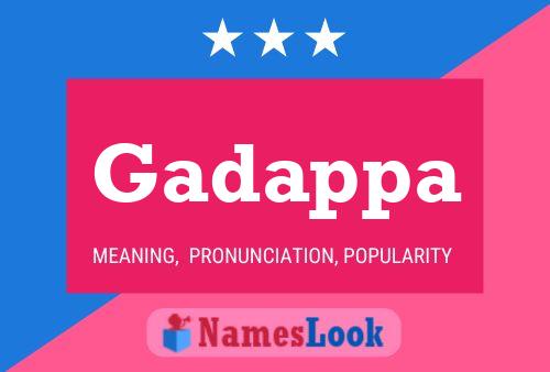 Gadappa Name Poster