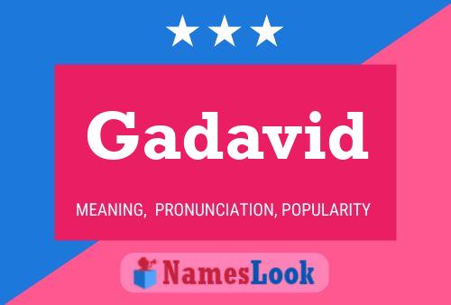 Gadavid Name Poster