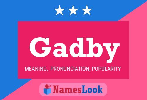 Gadby Name Poster