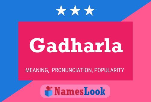 Gadharla Name Poster