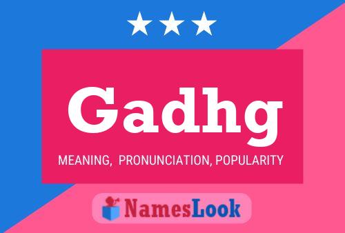 Gadhg Name Poster