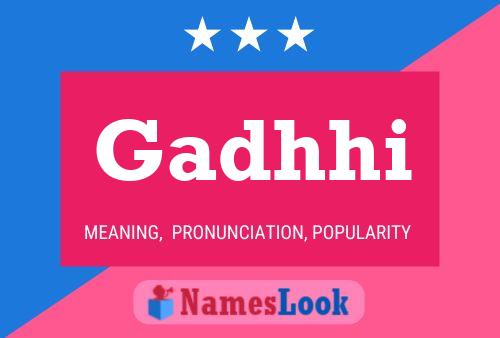 Gadhhi Name Poster