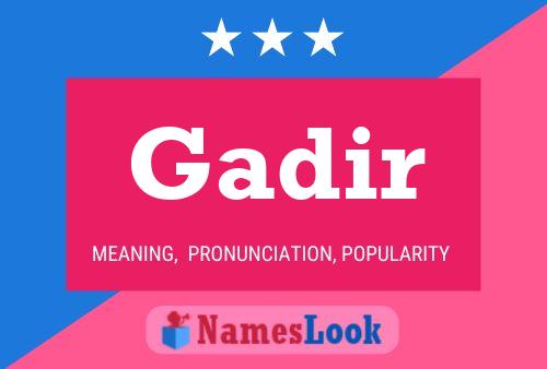 Gadir Name Poster