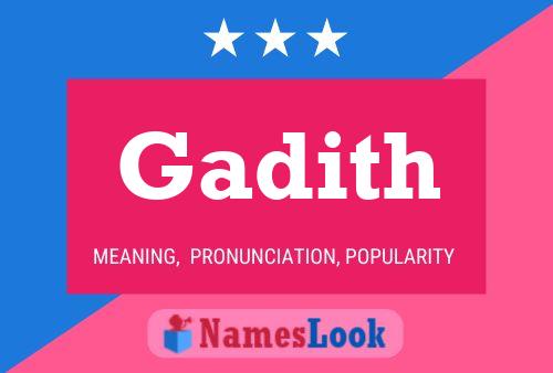 Gadith Name Poster