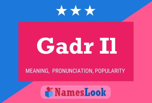 Gadr Il Name Poster