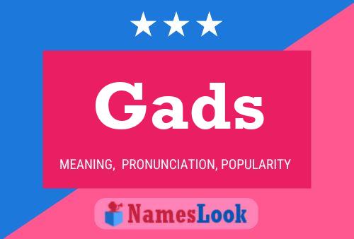 Gads Name Poster