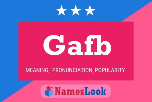 Gafb Name Poster