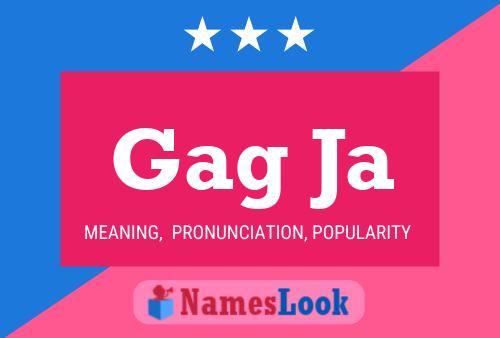 Gag Ja Name Poster