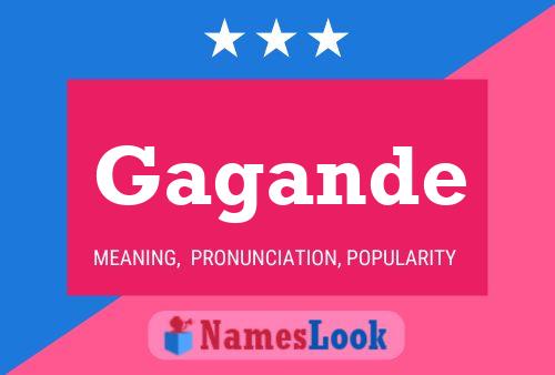 Gagande Name Poster