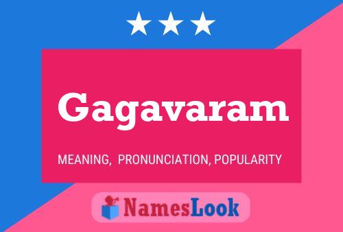 Gagavaram Name Poster