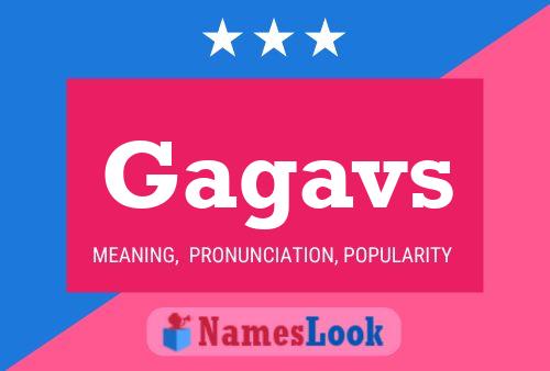 Gagavs Name Poster