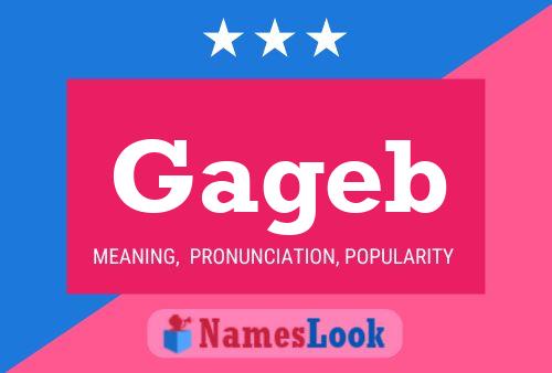 Gageb Name Poster